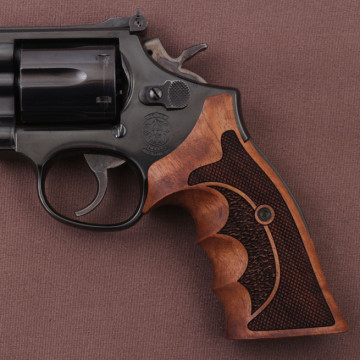 Smith Wesson N Frame Roundbutt TAC Handgun Walnut Grips
